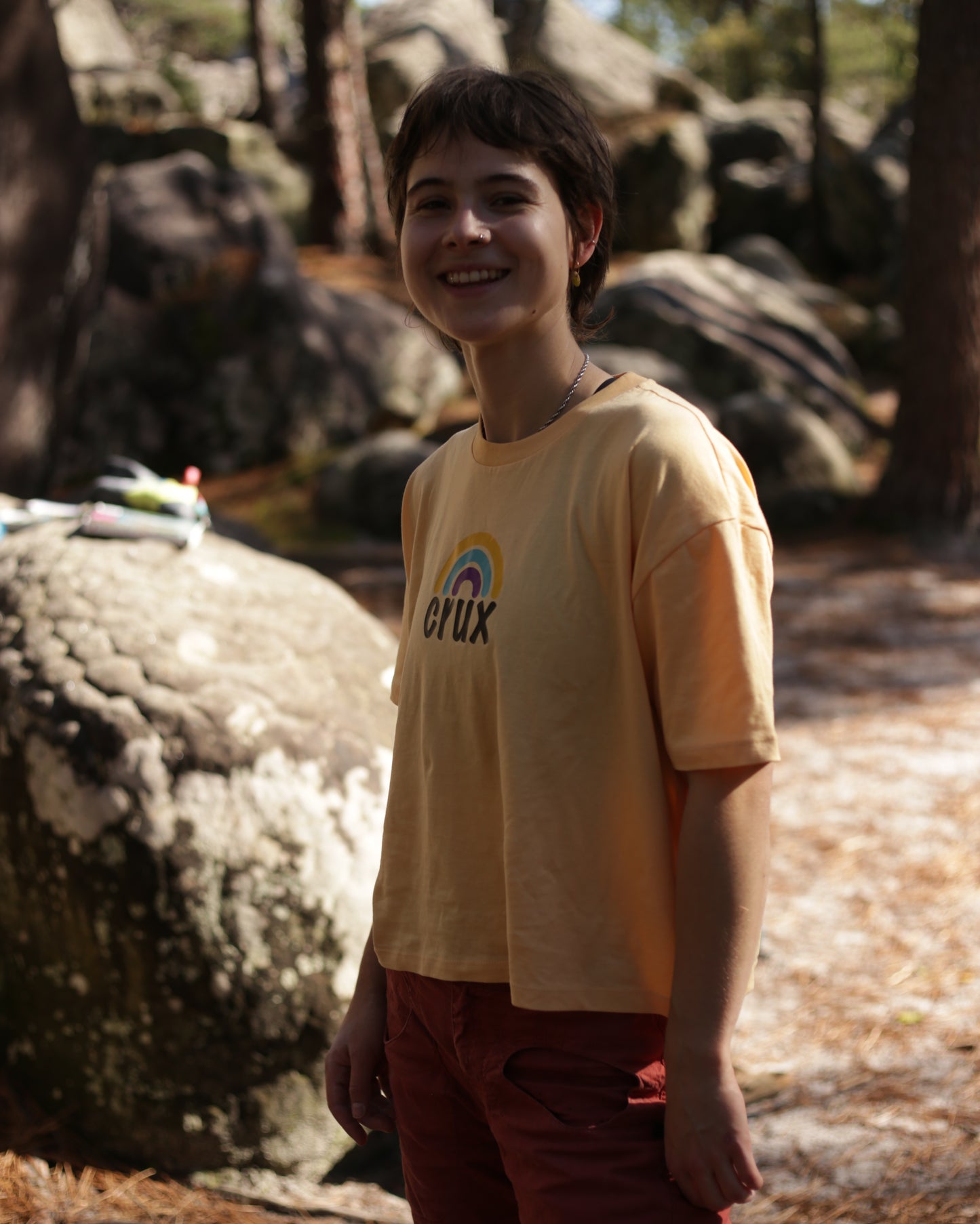 "CRUX CLASSIC" Cropped Tee